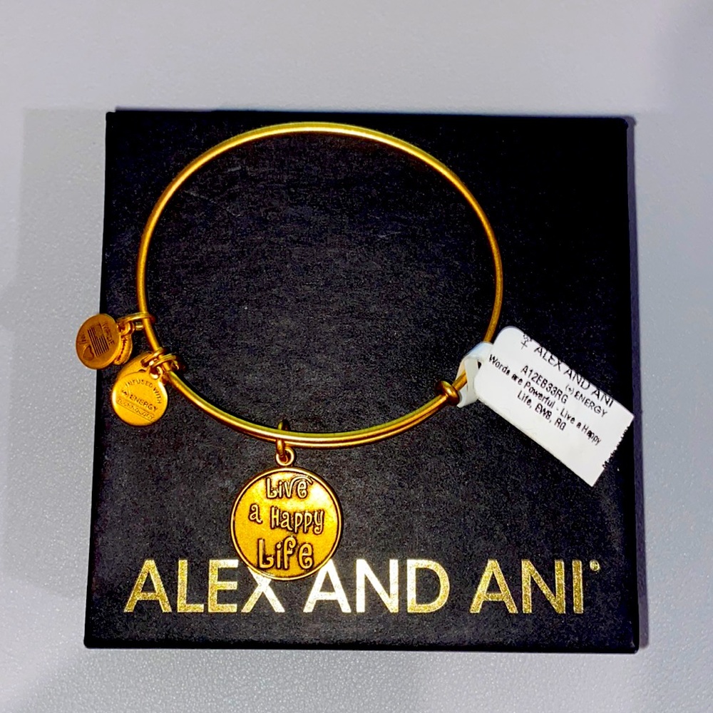 Alex and Ani Live a Happy Life Bracelet